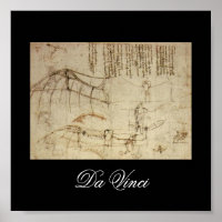 Design for a Flying Machine by Leonardo Da Vinci