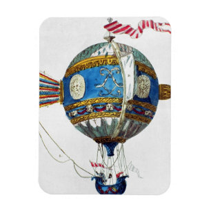 Design for a hot-air balloon with a diameter of 12 magnet
