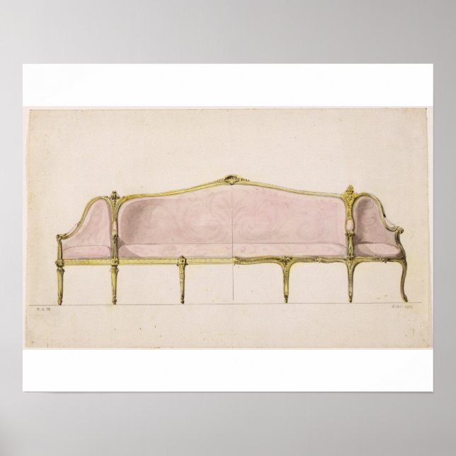 Design for a Settee Poster (Front)