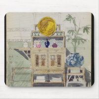 Design for a Sideboard, c.1860s-70s (w/c & pencil