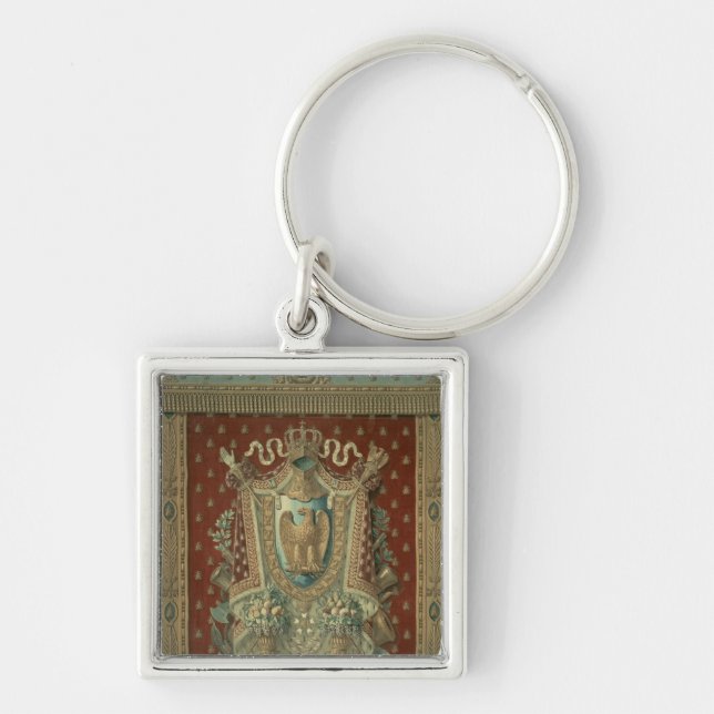 Design for a tapestry in Bonaparte's study Keychain (Front)