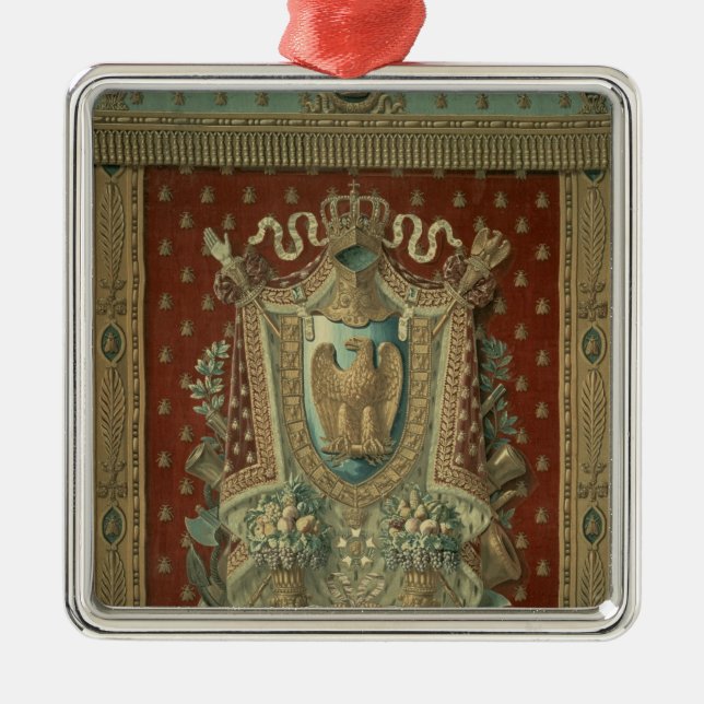 Design for a tapestry in Bonaparte's study Metal Ornament (Front)