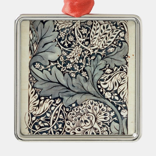 Design for Avon Chintz, c.1886 Metal Ornament (Front)