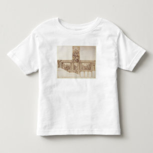 Design for Ceiling Walls and Staircase (pen, brown Toddler T-shirt