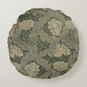 Design for 'Lea' wallpaper, 1885 Round Pillow