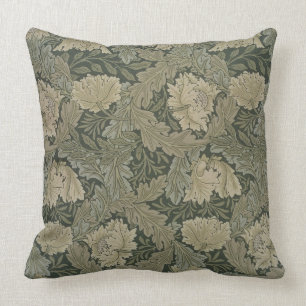 Design for 'Lea' wallpaper, 1885 Throw Pillow