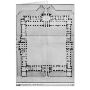 Design for the eastern buildings of the Louvre