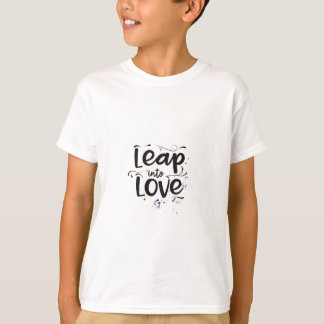 design for the image of "Leap into Love." T-Shirt