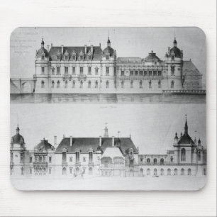 Design for the reconstruction of the north facade mouse pad