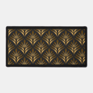 Design géométrique noir et or