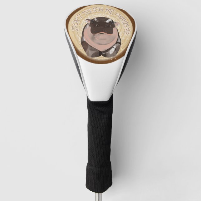 Design Golf Head Cover "Moo Deng" (Front)
