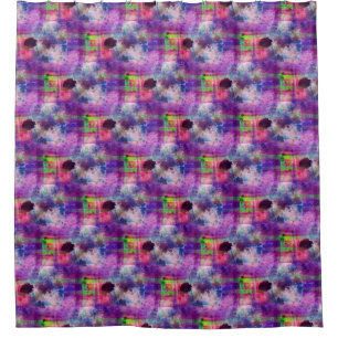 Design green, purple texture watercolor