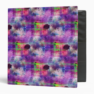 Design green, purple texture watercolor binder