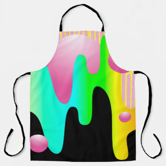 design illustration frame with circle conceptart,  apron