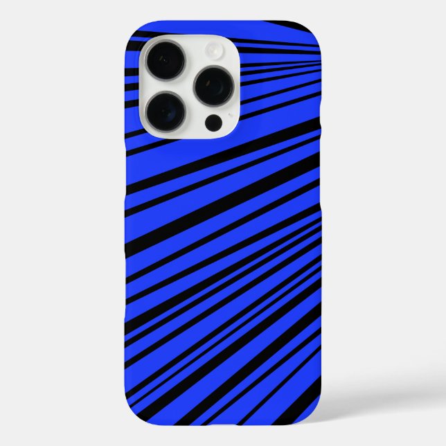 Design in Black and Blue Case-Mate iPhone Case (Back)