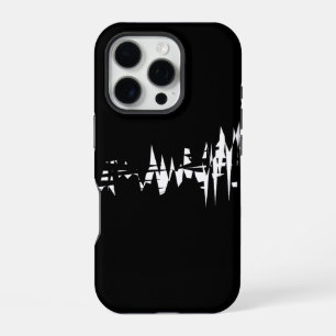 Design in Black and White iPhone 16 Pro Case
