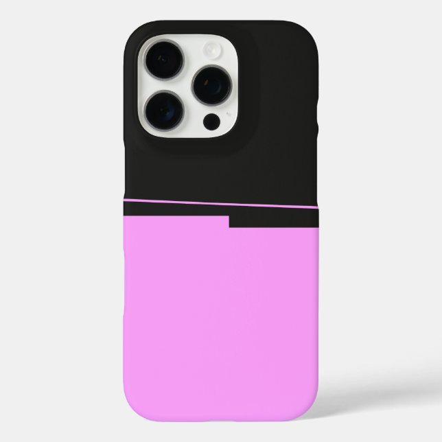 Design in Dark Gray and Pink Case-Mate iPhone Case (Back)
