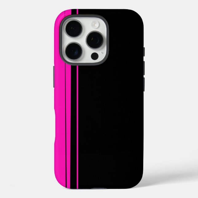 Design in Pink and Black Case-Mate iPhone Case (Back)