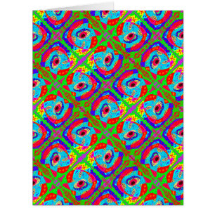 Design inspiré de l'art tribal Carte autochtone