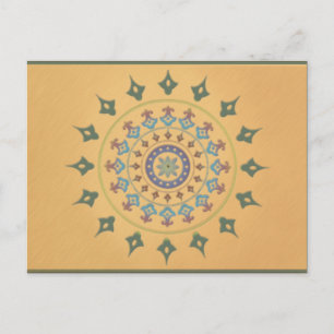 Design inspired by India Postcard