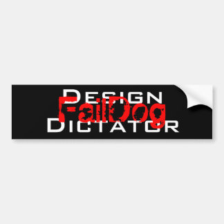 Design Is a Democracy Bumper Sticker