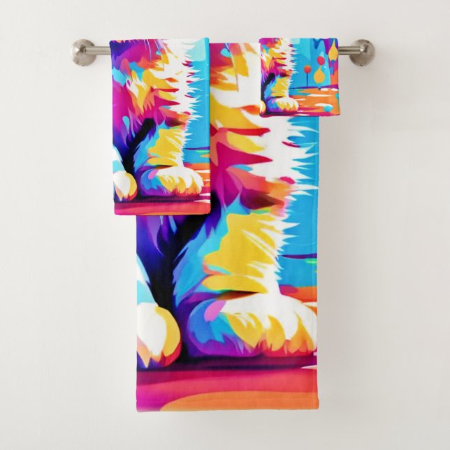 Design Kitten coloré (En situation)