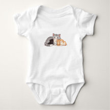 Design - Kitten Family Cuddle Portrait - T-Shirt