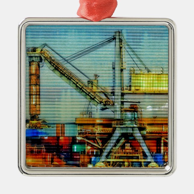 Design Kran Metal Ornament (Front)