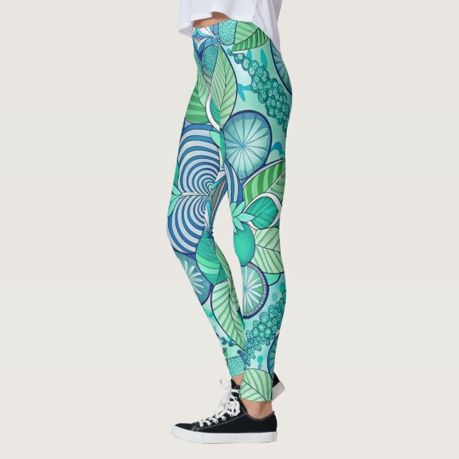 design leggings with a failed pattern (Left)