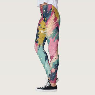 design leggings with a failed pattern