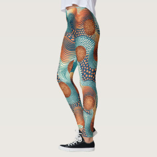 design leggings with a failed pattern