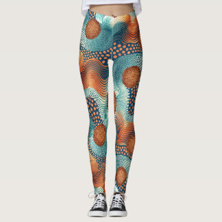 design leggings with a failed pattern
