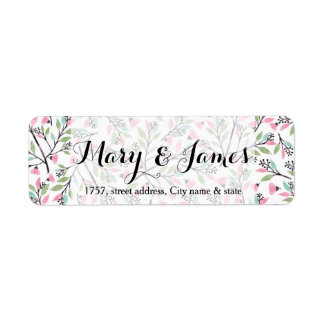 Design mariage feuille fleuri élégant