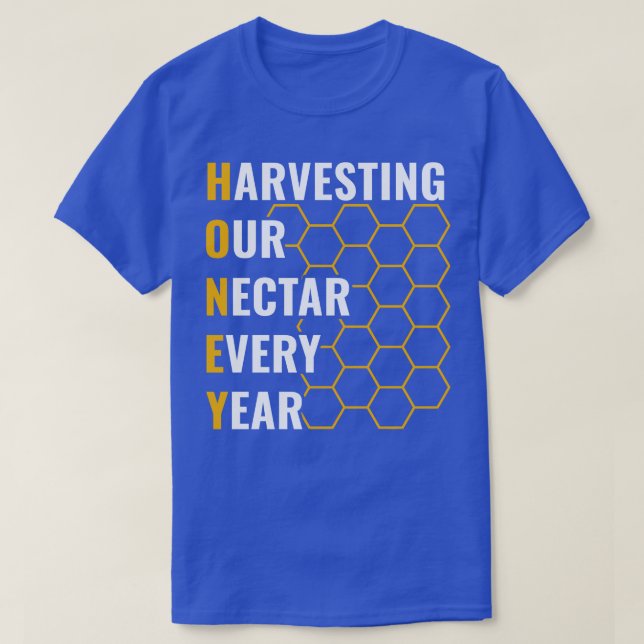 Design Men Honey Harvesting Our Nectar T-Shirt (Design Front)