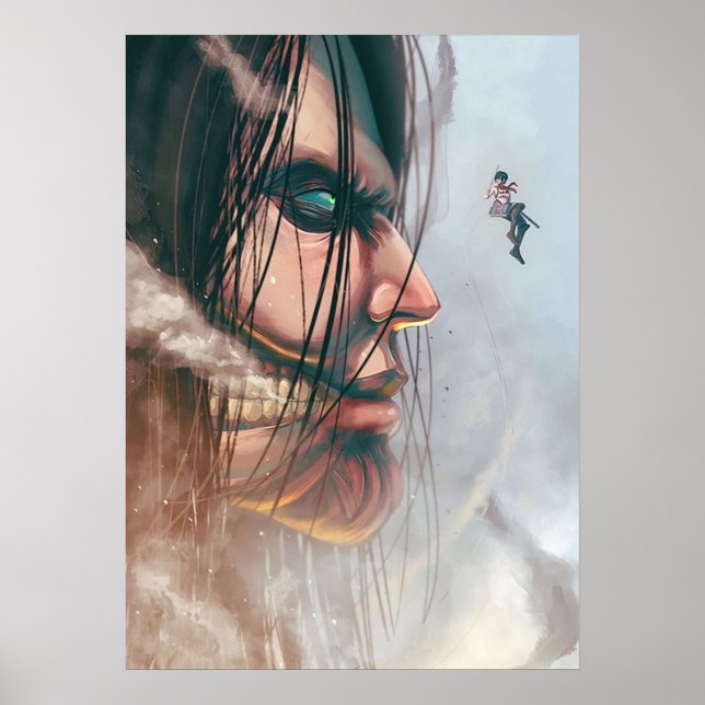 Design Mikasa X Eren Poster (Front)