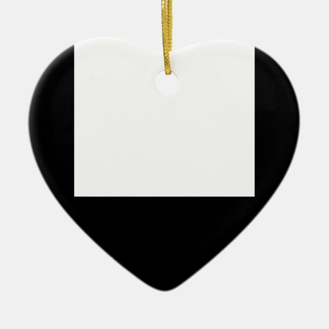 Design minimal Cadre noir Ornement coeur (Devant)