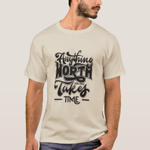 Design minimaliste moderne de typographie T-shirt