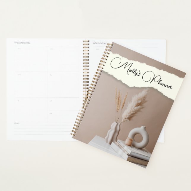 Design moderne avec nom customisé (Devant avec enveloppe)