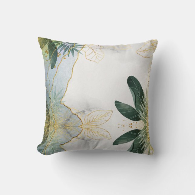 Design moderne avec oreiller à jetons feuille (Recto)