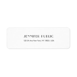 Design moderne créatif Modèle blanc tendance