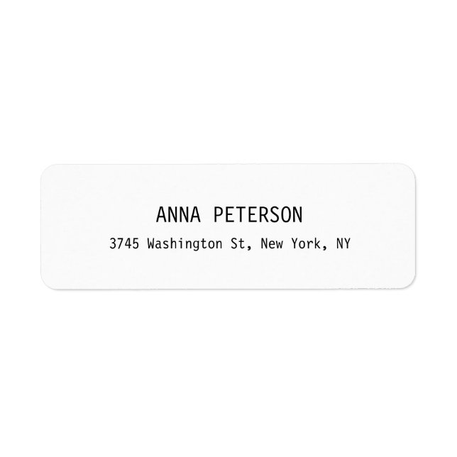 Design moderne élégant noir & blanc (Devant)