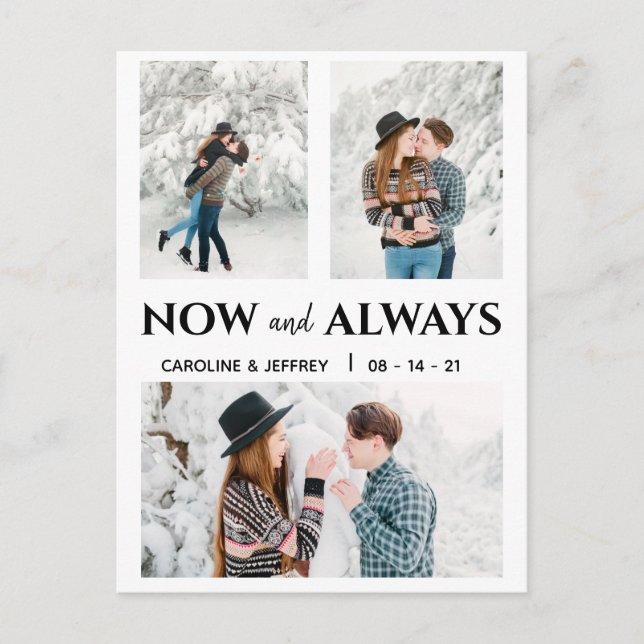 design moderne multi photo enregistrer la carte po (Devant)