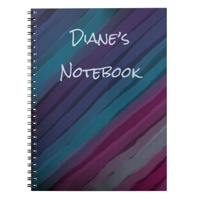 Design moderne personnalisé Carnet spiral (Devant)