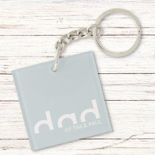 Design moderne simple père avec enfants Noms enfan
