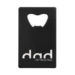 Design moderne simple père avec enfants Noms enfan