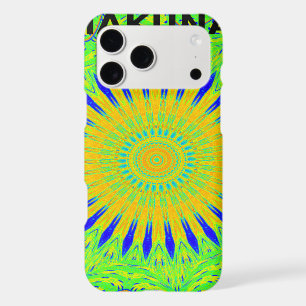 Design Motif africain en vert et en or