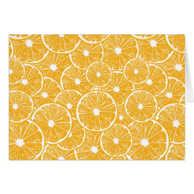 Design motif en tranches orange (Devant horizontal)