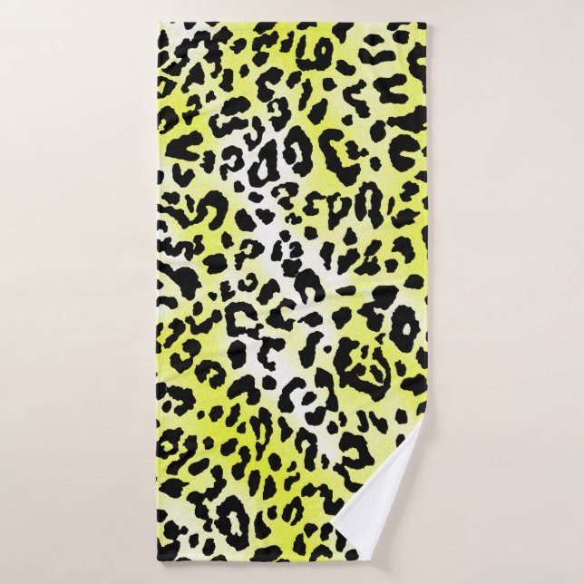 design motif habillage élégant avec peau léopard e (Serviette de bain)