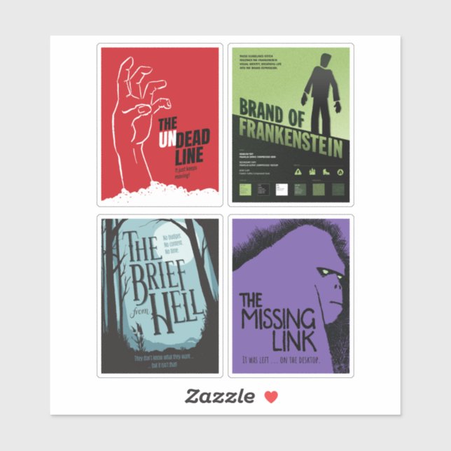 Design Nightmares - vintage horror movie posters (Sheet)