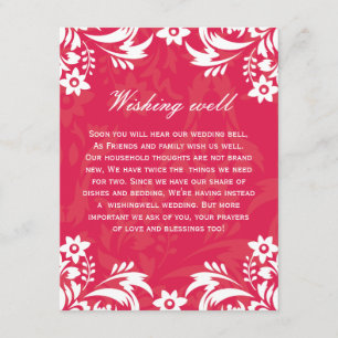 Design No.2  Wishing well - RASPBERRY Enclosure Card